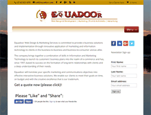Tablet Screenshot of equadoor.com